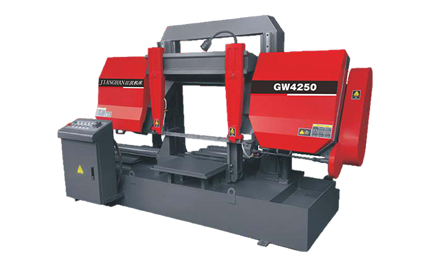 靖安GW4250双柱龙门卧式带锯床