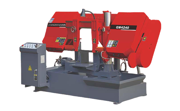 靖安GW4240双柱卧式带锯床