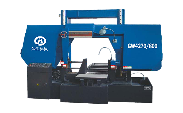 靖安GW4270/800双柱龙门卧式带锯床